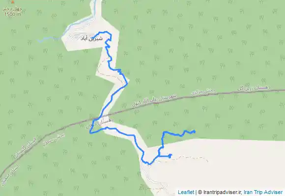 ترک جی پی اس شیرین اباد به جنگل ابر