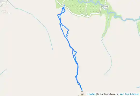 ترک جی پی اس قله های قبله و پورا از روستای ارنگه