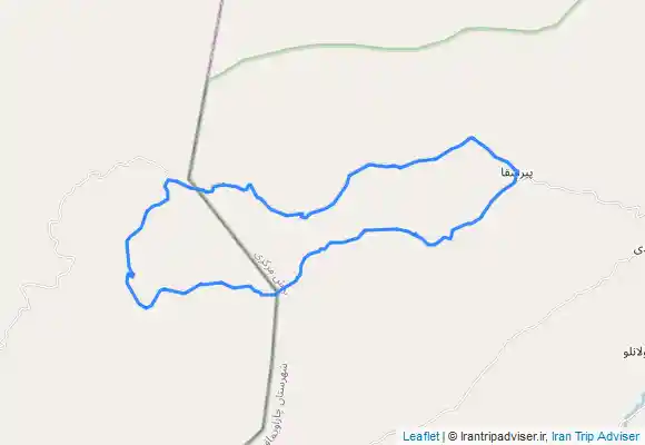 ترک جی پی اس Pirsaqqa-Öküzölən چشمه و آبشار پیرسقا- قله اؤکوزاؤلن/ قره آغاج