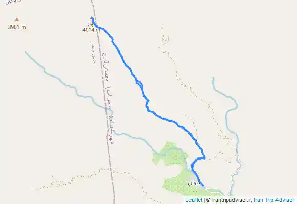 ترک جی پی اس قله کهار