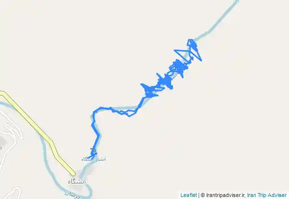 ترک جی پی اس آبشار آتشگاه لردگان