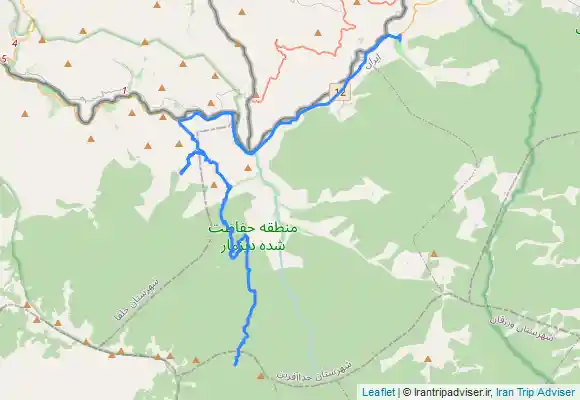 ترک جی پی اس کرنکان به اشتبین و کرانلو Kerenkan to Oshtobin to Karanlu