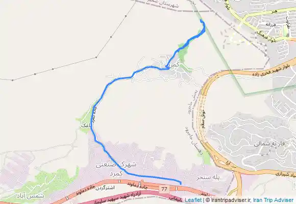 ترک جی پی اس آبشار کمرد 15 تیر 97