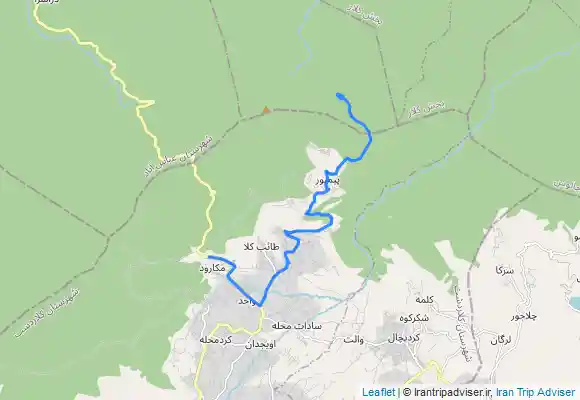 ترک جی پی اس مرداب دریوک - کلاردشت