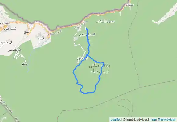 ترک جی پی اس بهارستان-بهشت دره سی-ییلاق لاتون-آبشار موتالان-گلستان کندی