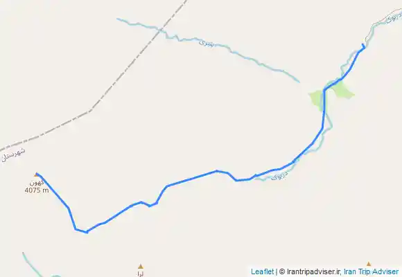 ترک جی پی اس قله کهون از نمار و دشت لهرا