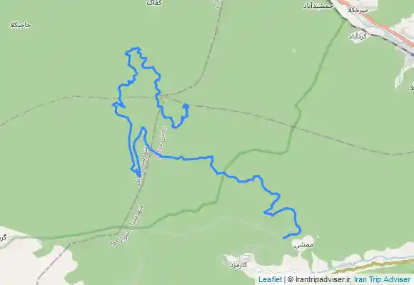 ترک جی پی اس روستای کارمزد-امامزاده گزو-آبشار گزو