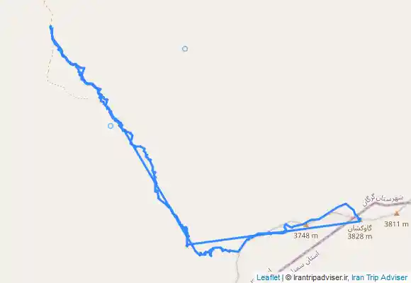 ترک جی پی اس Night Summit-Gav koshan mount,Iran