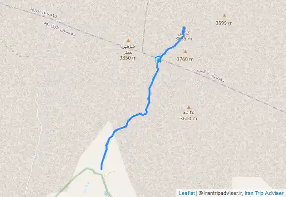 ترک جی پی اس کرکس ۳۸۹۵ متر ، گروه آفاق