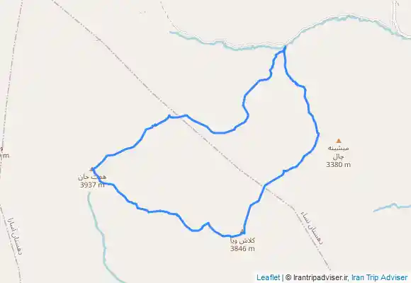 ترک جی پی اس صعود قلل هفت خوانی ازادبر و پیمایش خط الراس