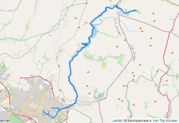 ترک جی پی اس رکابزنی از کرج تا روستای زیبای مورود