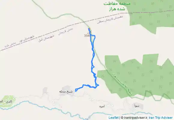 ترک جی پی اس گلن صعود از جبهه جنوبی گرده شرقی