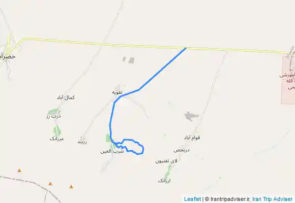 ترک جی پی اس یزد ، شهرستان اشکذر ، بخش خضرآباد ، دهستان کذاب ، روستای زیبای شرب العین صعود به قله ملنگی