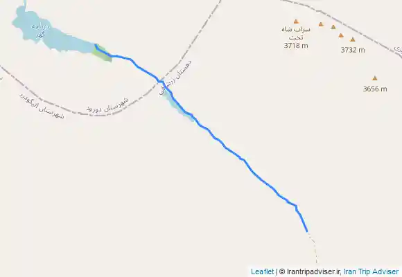 ترک جی پی اس گهر از تپه تاپاله تا دریاچه