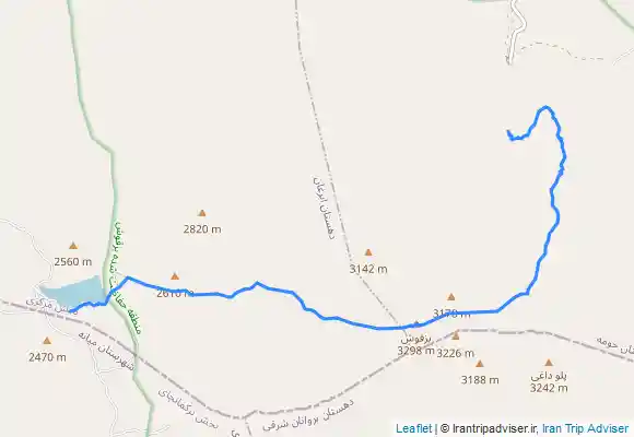 ترک جی پی اس فاضل گولي به قله بزقوش - قله به آبگرم اسب فروشان