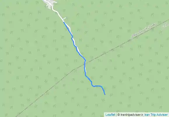 ترک جی پی اس Shirabad waterfallsآبشار اول شیراباد