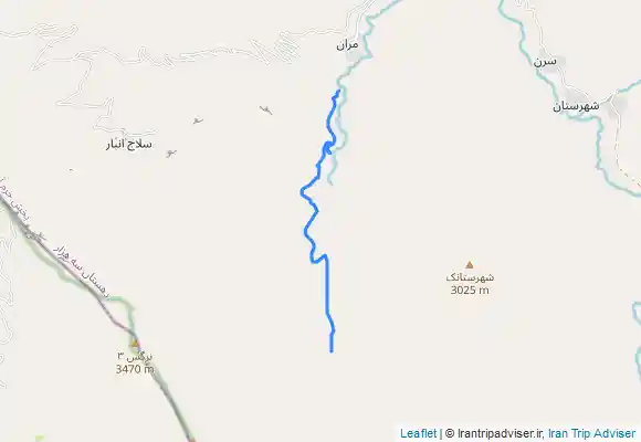 ترک جی پی اس آبشار بالا دست آبشار مران
