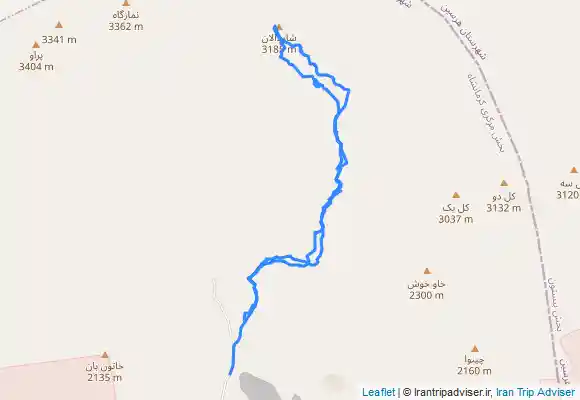 ترک جی پی اس قله شودالان