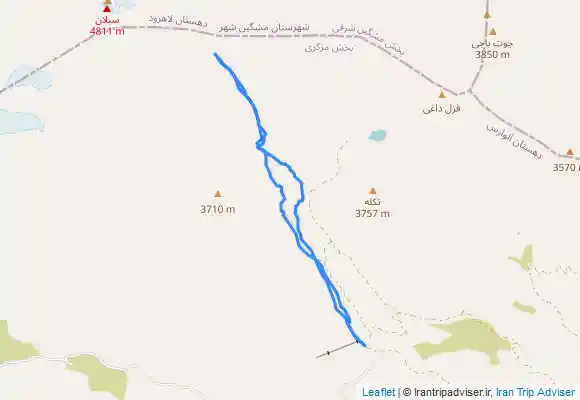 ترک جی پی اس آلوارس به سبلان