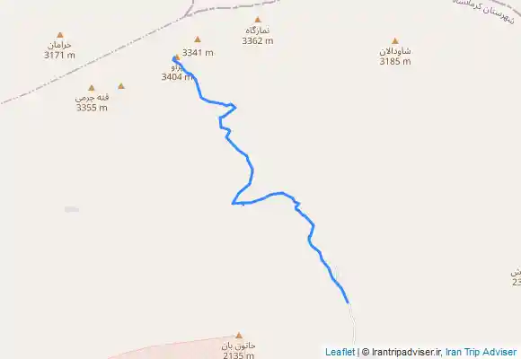 ترک جی پی اس برگشت از قله ی پراو