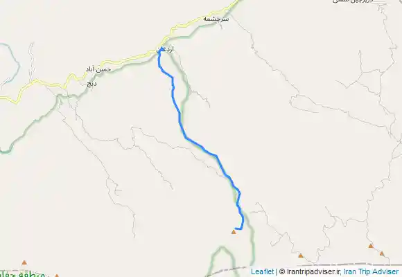 ترک جی پی اس صعود به قله کرکزا از روستای حسن آباد