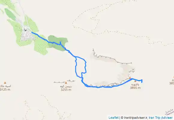 ترک جی پی اس صعود به قله پاشوره (ارتفاع ۳۸۵۵ متر)، روستای نوا، جاده هراز