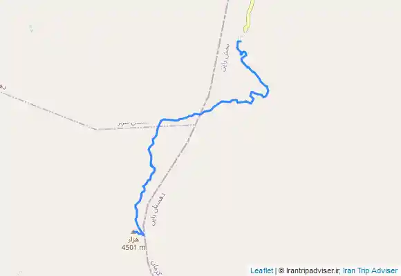 ترک جی پی اس قله هزار کرمان