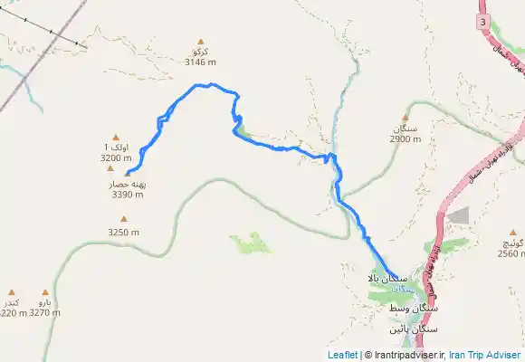 ترک جی پی اس پهنه حصار (pahn - e - sar )