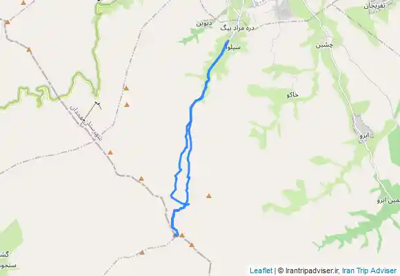 ترک جی پی اس قله یخچال همدان
