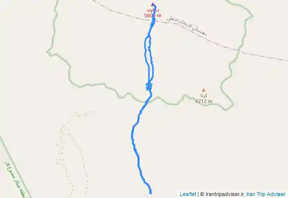 ترک جی پی اس صعود به قله دماوند