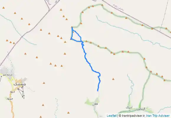 ترک جی پی اس قله خلنو از تیغه ژاندارک