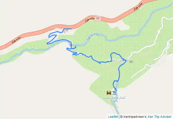 ترک جی پی اس آبشار شاهاندشت