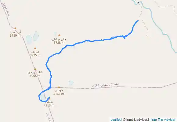 ترک جی پی اس رفت و برگشت قله کلونچین از مسیر کول خدنگ