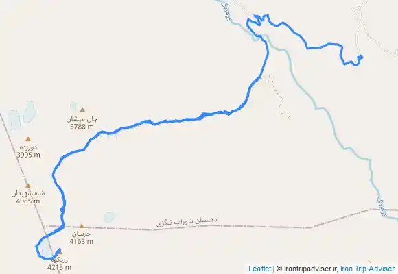 ترک جی پی اس قله کلونچین