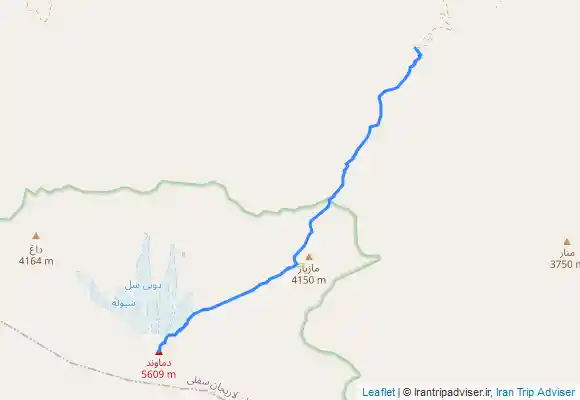 ترک جی پی اس دماوند/جبهه‌ی شمال‌شرقی