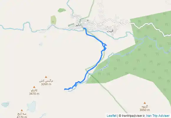 ترک جی پی اس آبشار سیاه چشمان