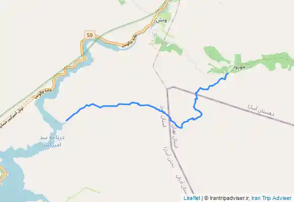 ترک جی پی اس پیمایش مورود تا دره رزکان و پای سد کرج