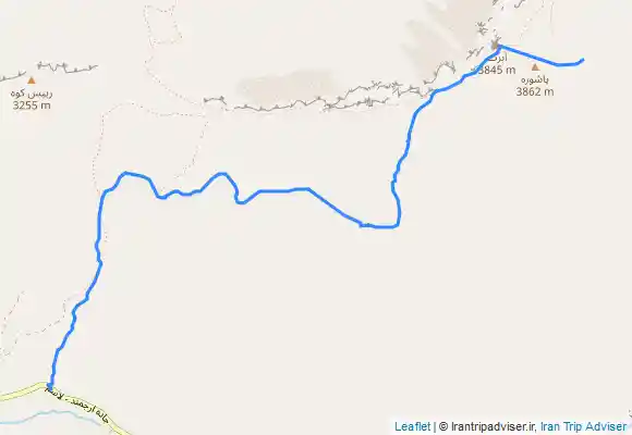 ترک جی پی اس قله پاشوره از لاسم