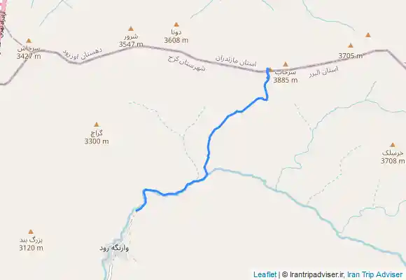 ترک جی پی اس صعود به قله سرخاب