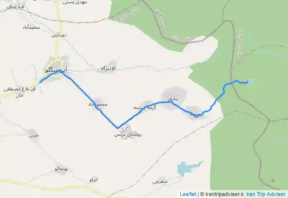 ترک جی پی اس دریاچه سوها اردبیل Soha Lake, Ardabil