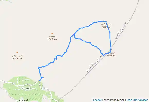 ترک جی پی اس قلل مهرچال و پیرزنکلوم از امامه