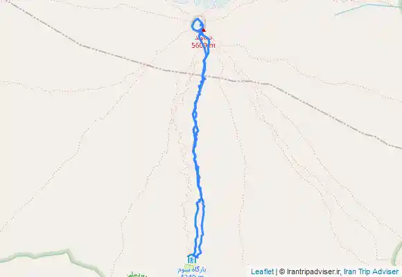 ترک جی پی اس MTN Damavand(no. 04)(hiking: Polur, South face, Damavand summit)