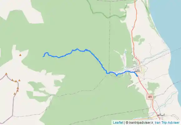 ترک جی پی اس ابشار شیله وشت