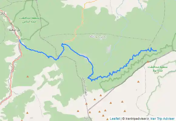 ترک جی پی اس سوادکوه به آبشار اوبن oben waterfall
