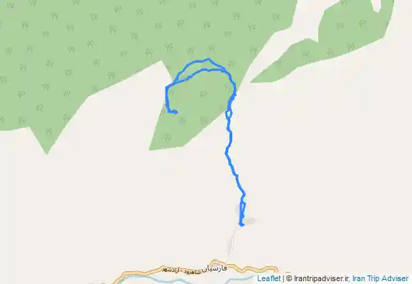 ترک جی پی اس آبشار روستای فارسیان