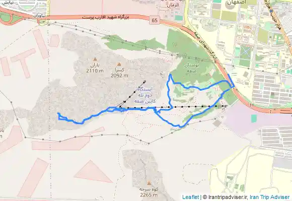 ترک جی پی اس درخت and قله کاپرا
