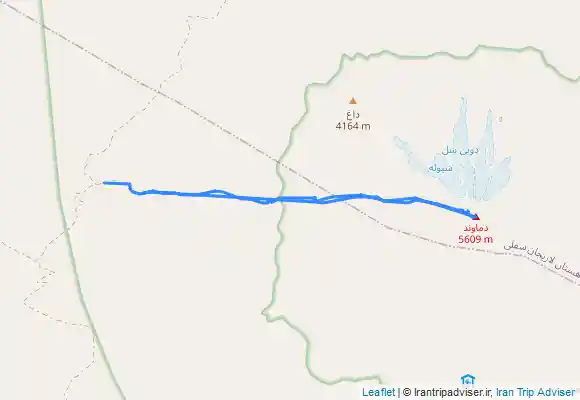 ترک جی پی اس قله دماوند جبهه غربی - Damavand West Face