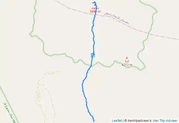 ترک جی پی اس Demavand Dağı 5610m. Zirve