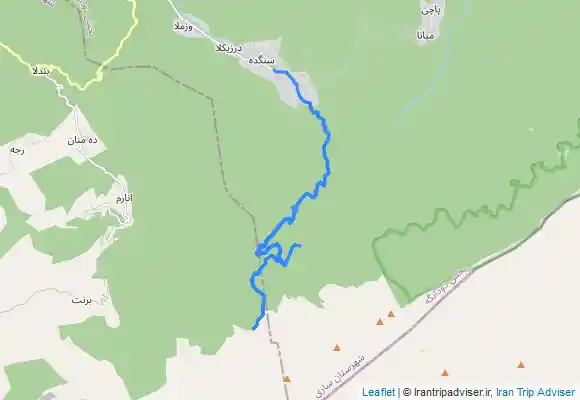 ترک جی پی اس Sang Deh. جنگل را ش.forest rash