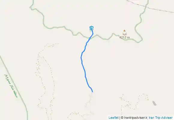 ترک جی پی اس DAMAVAND: Camp 2 south route - BC (base camp) south route